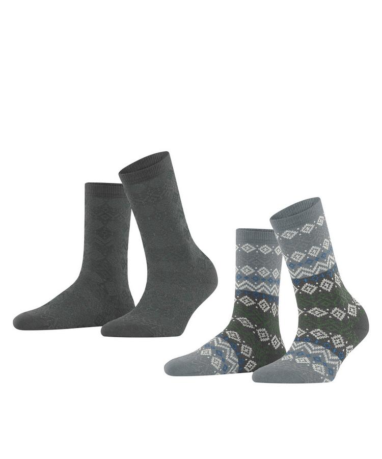 ESPRIT ESPRIT Fair Isle  2-Pack Socken Damen - sortiment (0050) - 0 | SportScheck