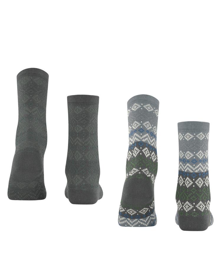 ESPRIT ESPRIT Fair Isle  2-Pack Socken Damen - sortiment (0050) - 0 | SportScheck