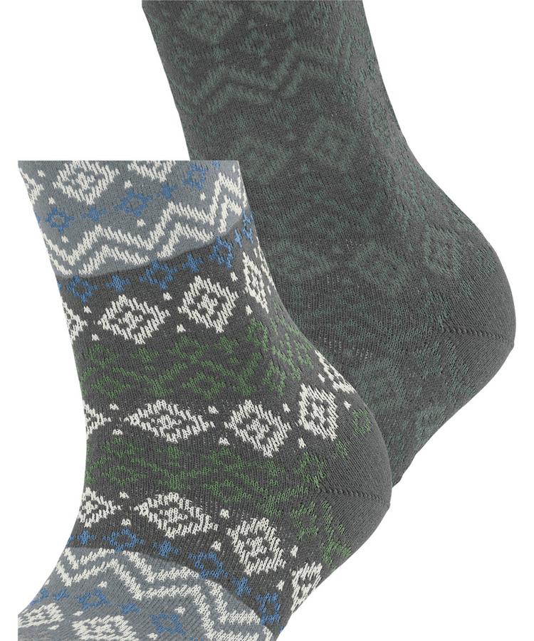 ESPRIT ESPRIT Fair Isle  2-Pack Socken Damen - sortiment (0050) - 1 | SportScheck