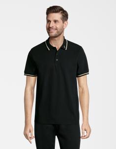 Rückansicht von JOY sportswear Gentleman's Style Polo Shirt Solid Poloshirt Herren anthracite