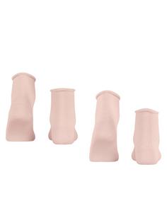 Rückansicht von ESPRIT Cozy Dot 2-Pack Freizeitsocken Damen peach whip (8674)