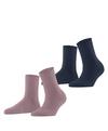 ESPRIT Cosy Rib 2-Pack Socken Damen - sortiment (0020)