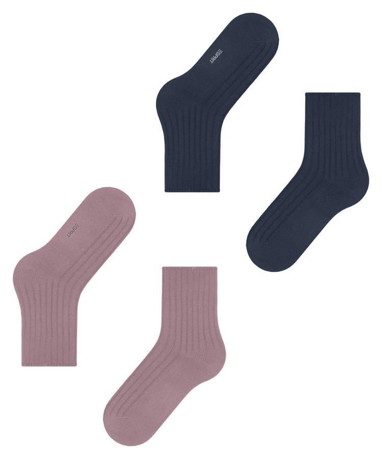 ESPRIT ESPRIT Cosy Rib 2-Pack Socken Damen - sortiment (0020) - 2 | SportScheck