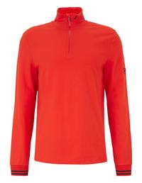 JOY sportswear Gentleman's Style Halfzip Longsleeve Langarmshirt Herren - Red