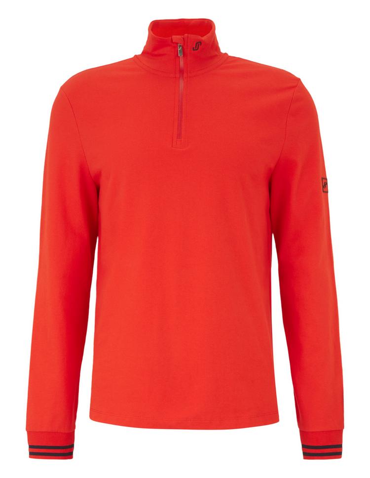 JOY sportswear JOY sportswear Gentleman's Style Halfzip Longsleeve Langarmshirt Herren - Red - 0 | SportScheck