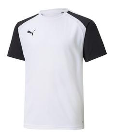 PUMA teamPACER Trikot Kids Fußballtrikot Kinder weissschwarz