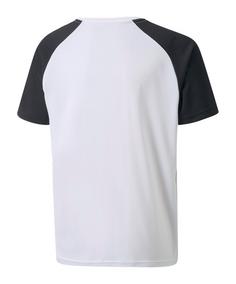 Rückansicht von PUMA teamPACER Trikot Kids Fußballtrikot Kinder weissschwarz