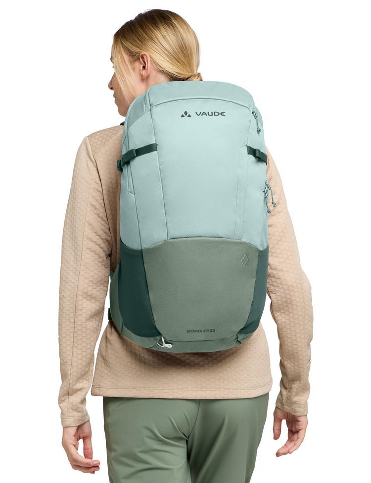 VAUDE VAUDE Women's Skomer Zip 22 Trekkingrucksack Damen - dusty fern - 3 | SportScheck