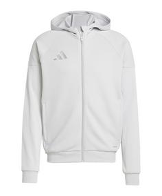 adidas Tiro 25 Travel Kapuzenjacke Trainingsjacke Herren grau