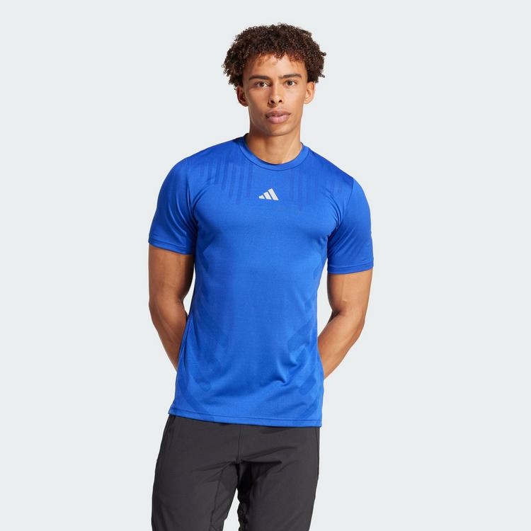 adidas adidas HIIT Airchill Workout T-Shirt Funktionsshirt Herren - Semi Lucid Blue - 0 | SportScheck