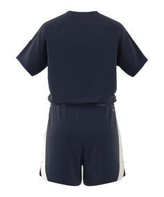 Rückansicht von adidas Tiro 24 Trikot Jumpsuit Damen Trainingsanzug Damen blauweiss