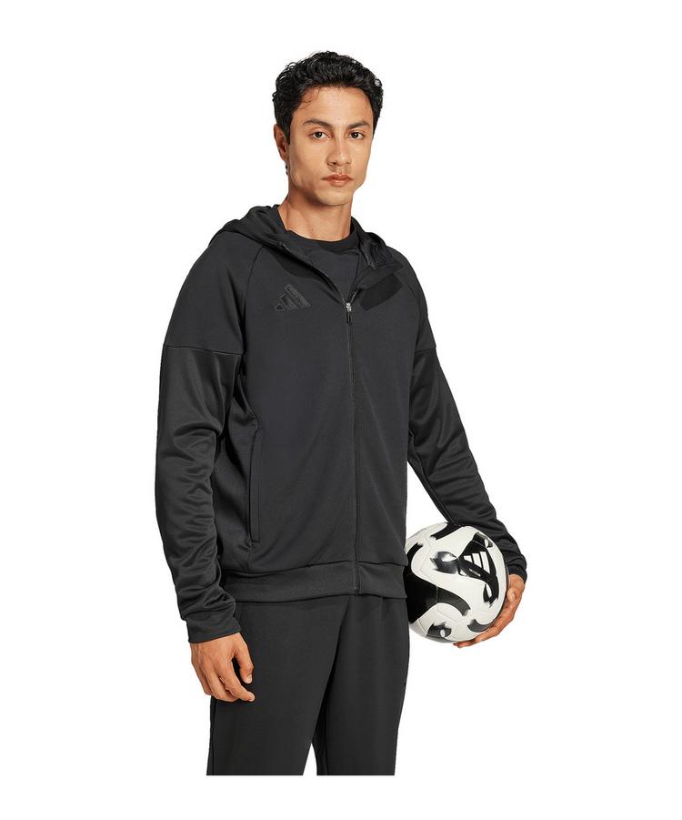 adidas adidas Tiro 25 Travel Kapuzenjacke Trainingsjacke Herren - schwarz - 1 | SportScheck