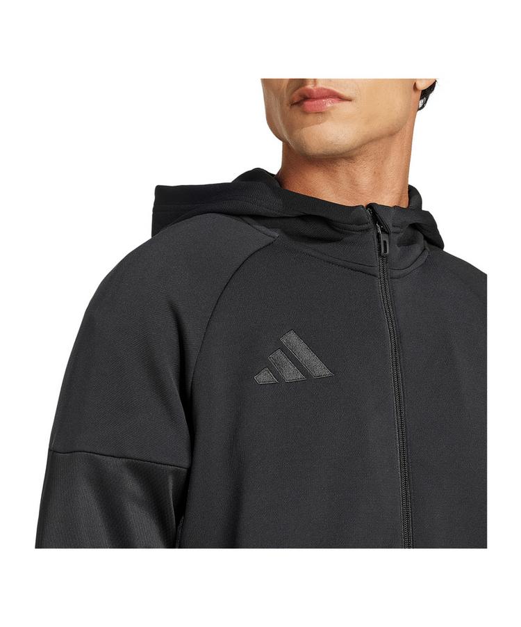 adidas adidas Tiro 25 Travel Kapuzenjacke Trainingsjacke Herren - schwarz - 2 | SportScheck