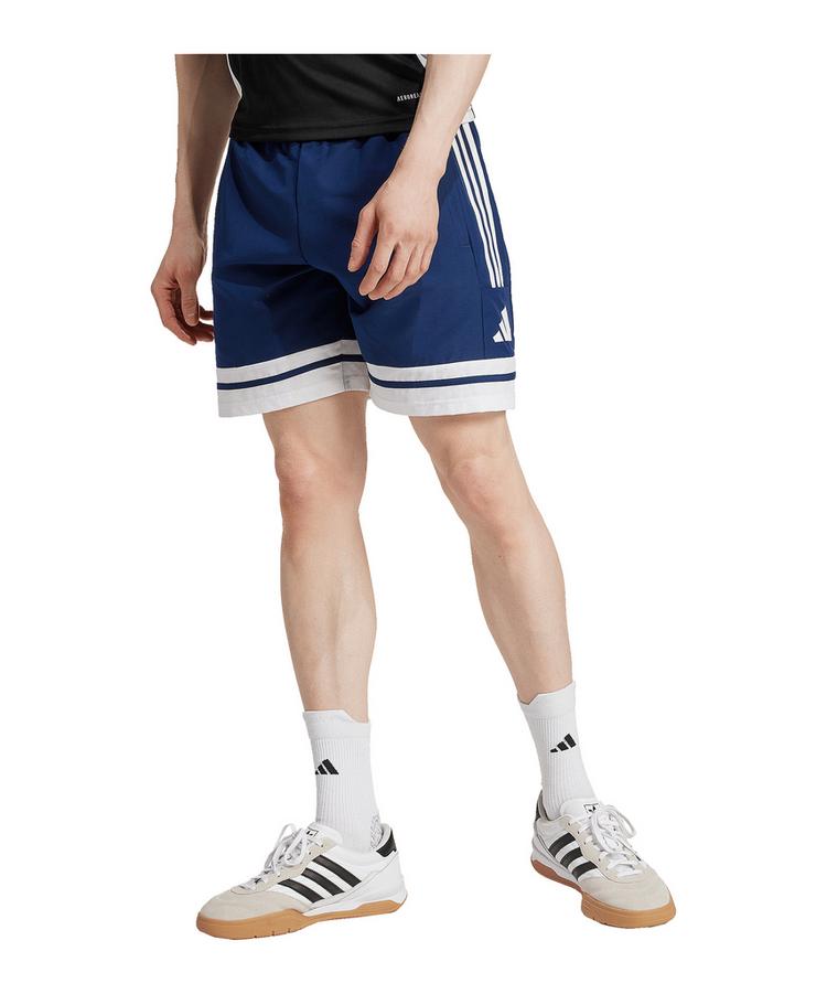 adidas adidas Squadra 25 Downtime Short Fu&szlig;ballshorts Herren - blauweiss - 1 | SportScheck