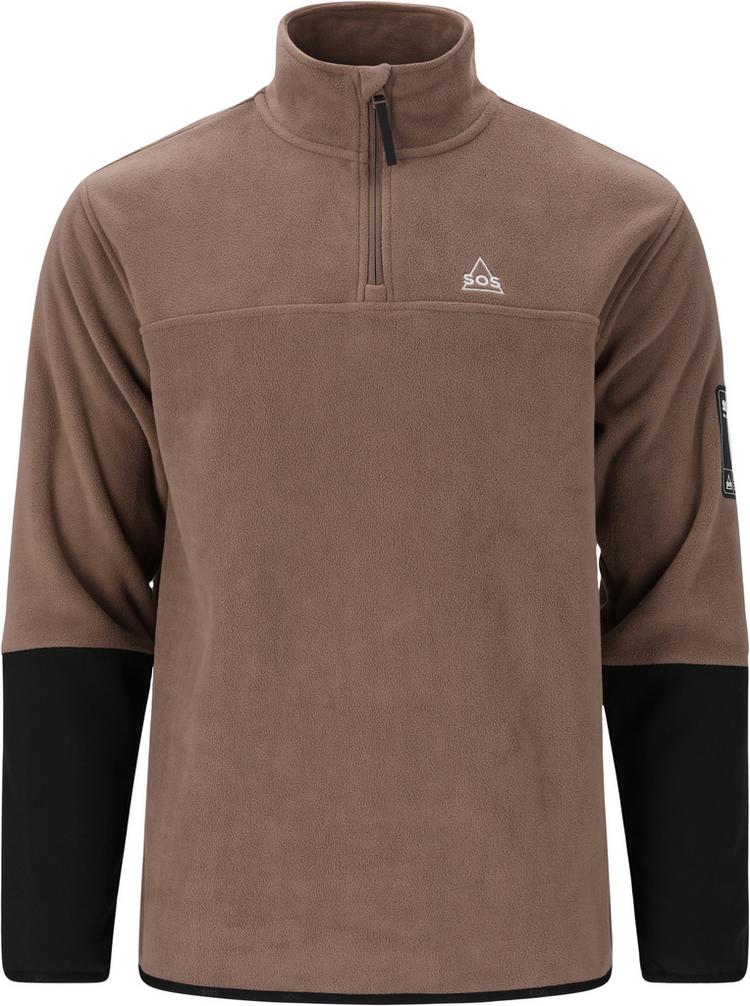 SOS SOS Laax Fleecepullover Herren - 1137 Pine Bark - 0 | SportScheck