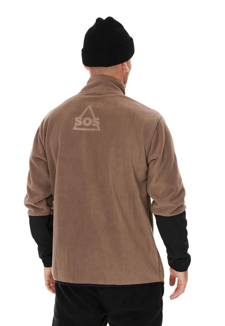 SOS SOS Laax Fleecepullover Herren - 1137 Pine Bark - 3 | SportScheck