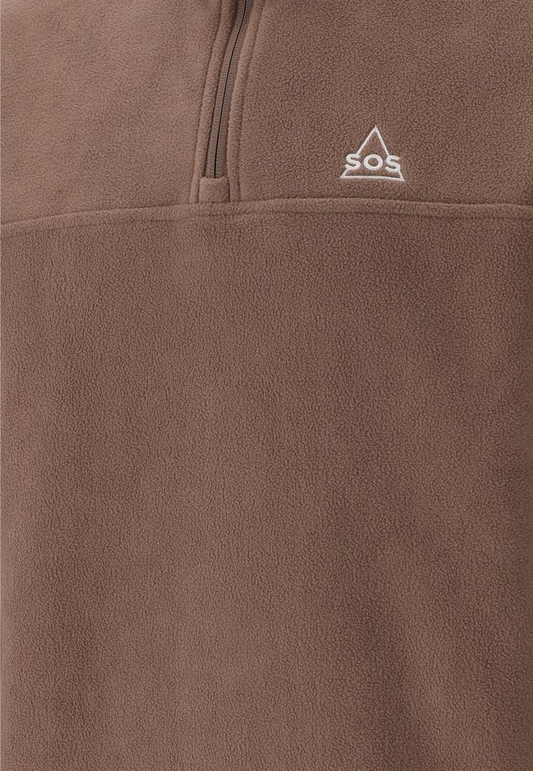 SOS SOS Laax Fleecepullover Herren - 1137 Pine Bark - 0 | SportScheck