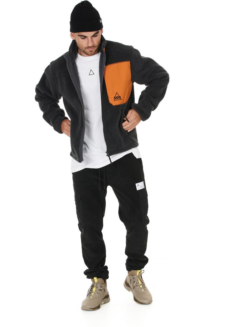 SOS SOS La Grave Fleecejacke Herren - 1051 Asphalt - 0 | SportScheck