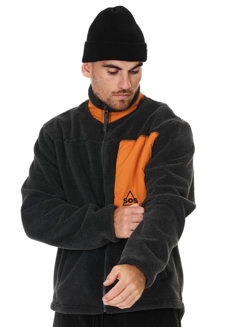 SOS SOS La Grave Fleecejacke Herren - 1051 Asphalt - 1 | SportScheck