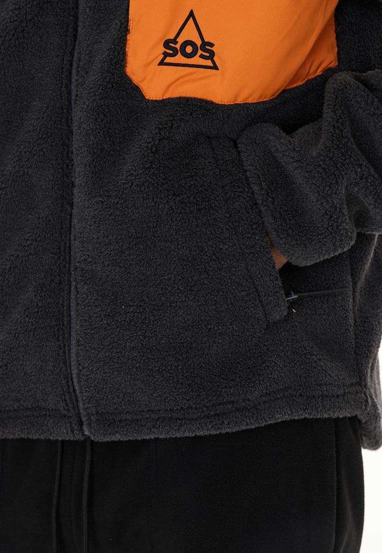 SOS SOS La Grave Fleecejacke Herren - 1051 Asphalt - 2 | SportScheck