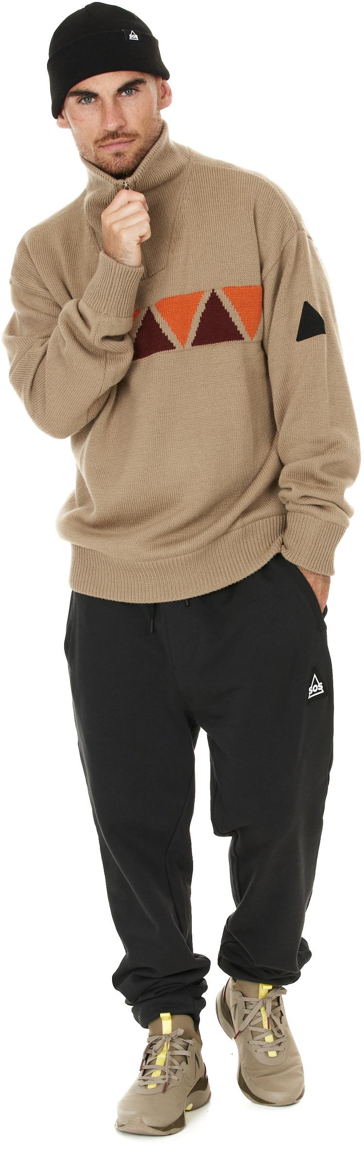 SOS SOS Aboda Strickpullover Herren - 1137 Pine Bark - 0 | SportScheck