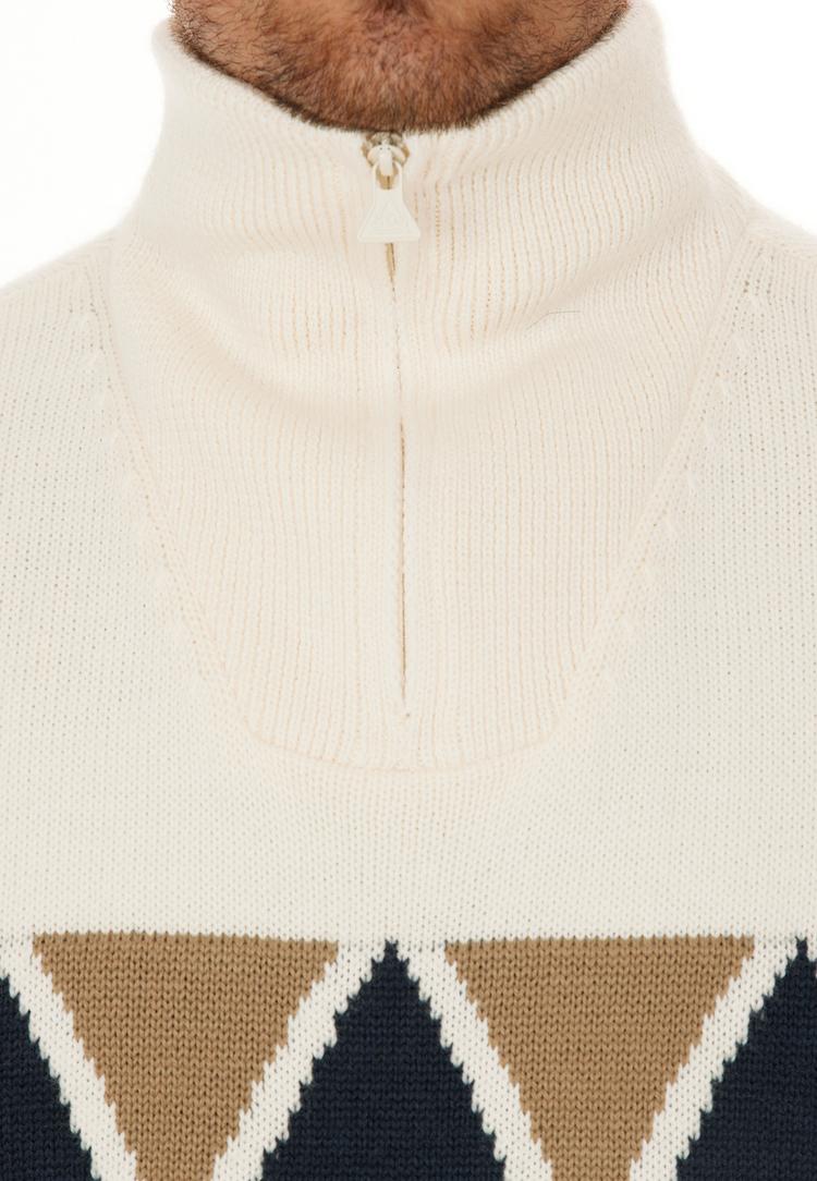 SOS SOS Aboda Strickpullover Herren - 1002 White - 1 | SportScheck