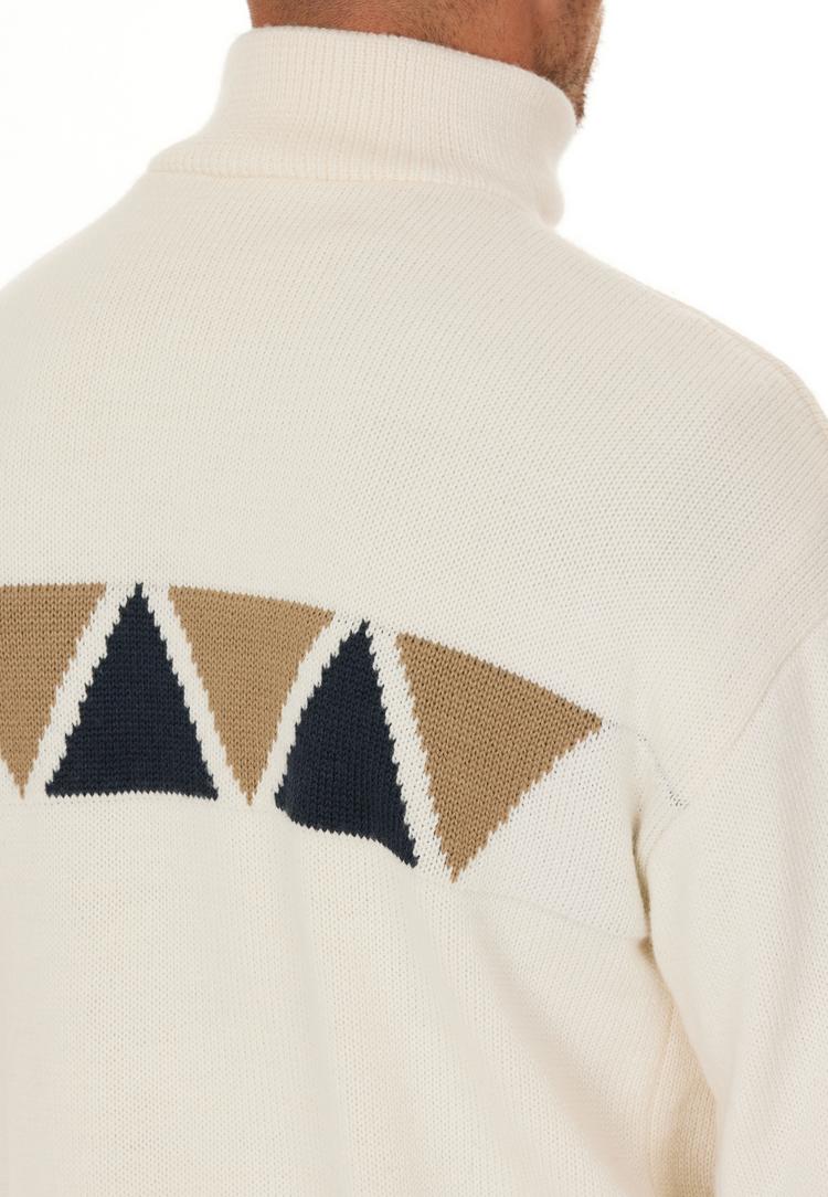 SOS SOS Aboda Strickpullover Herren - 1002 White - 4 | SportScheck