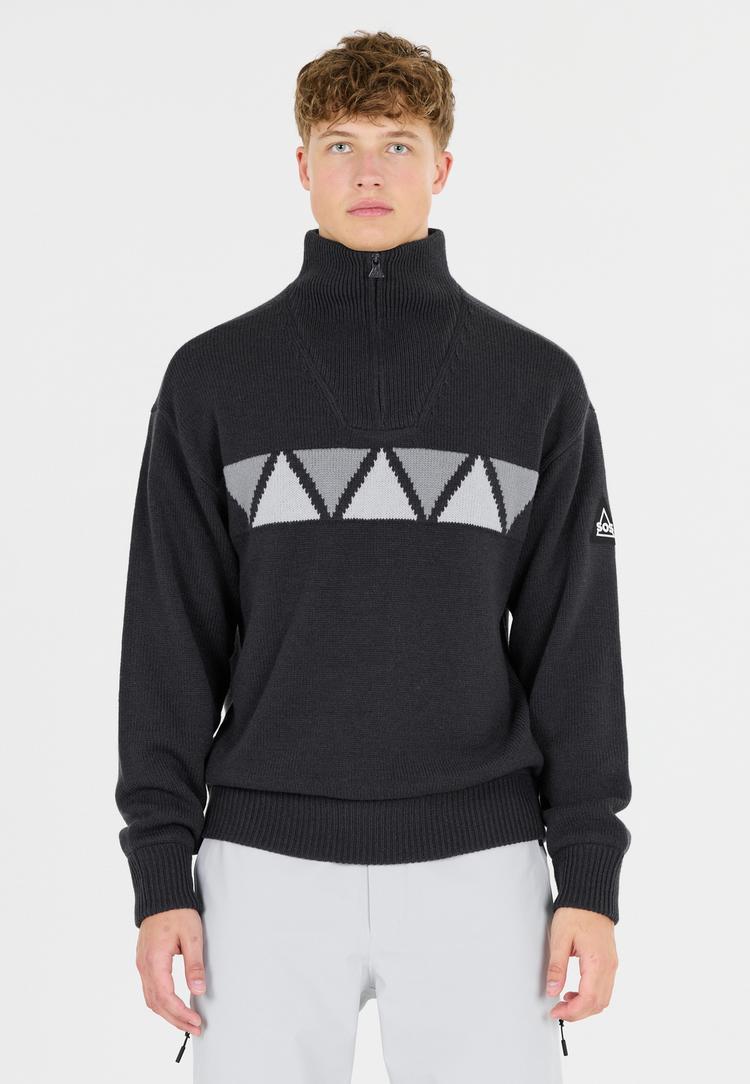 SOS SOS Aboda Strickpullover Herren - 2148 Blue Graphite - 2 | SportScheck