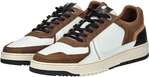 Rückansicht von Bullboxer Sneaker Sneaker Herren Weiß/Braun