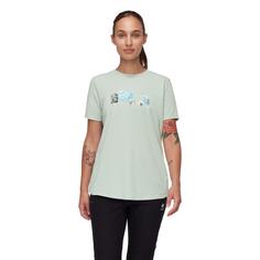 Rückansicht von Mammut T-Shirt Damen silver sage