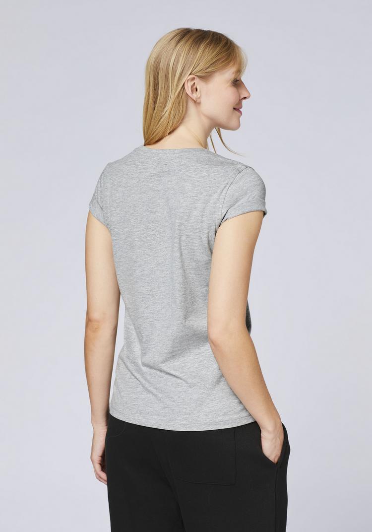 Chiemsee Chiemsee T-Shirt T-Shirt Damen - 17-4402M Neutral Gray Melange - 6 | SportScheck