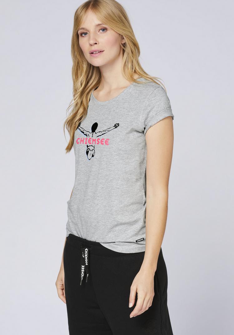 Chiemsee Chiemsee T-Shirt T-Shirt Damen - 17-4402M Neutral Gray Melange - 8 | SportScheck