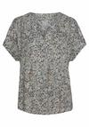 Vivance Kurzarmbluse Kurzarmbluse Damen - grau-bedruckt