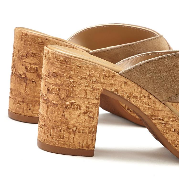 Lascana Lascana Pantolette Sandalen Damen - taupe - 2 | SportScheck