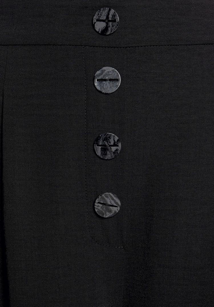 Lascana Lascana Palazzohose Stoffhose Damen - schwarz - 0 | SportScheck