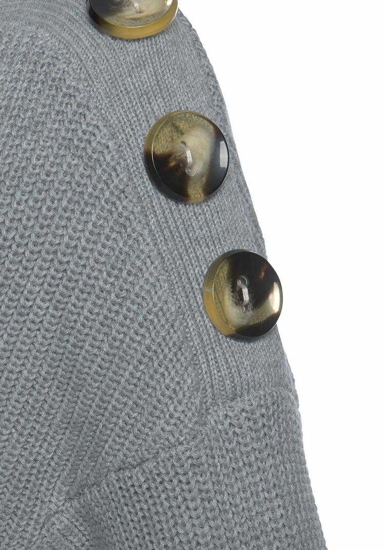 Lascana Lascana Strickpullover Strickpullover Damen - hellgrau-meliert - 0 | SportScheck