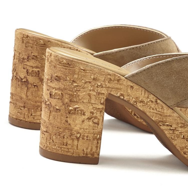 Lascana Lascana Pantolette Sandalen Damen - taupe - 0 | SportScheck