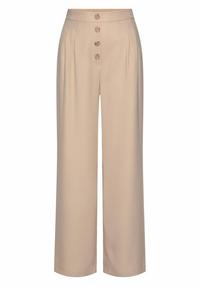 Lascana Palazzohose Stoffhose Damen - camelfarben