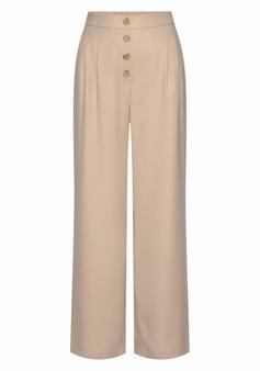 Lascana Palazzohose Stoffhose Damen camelfarben