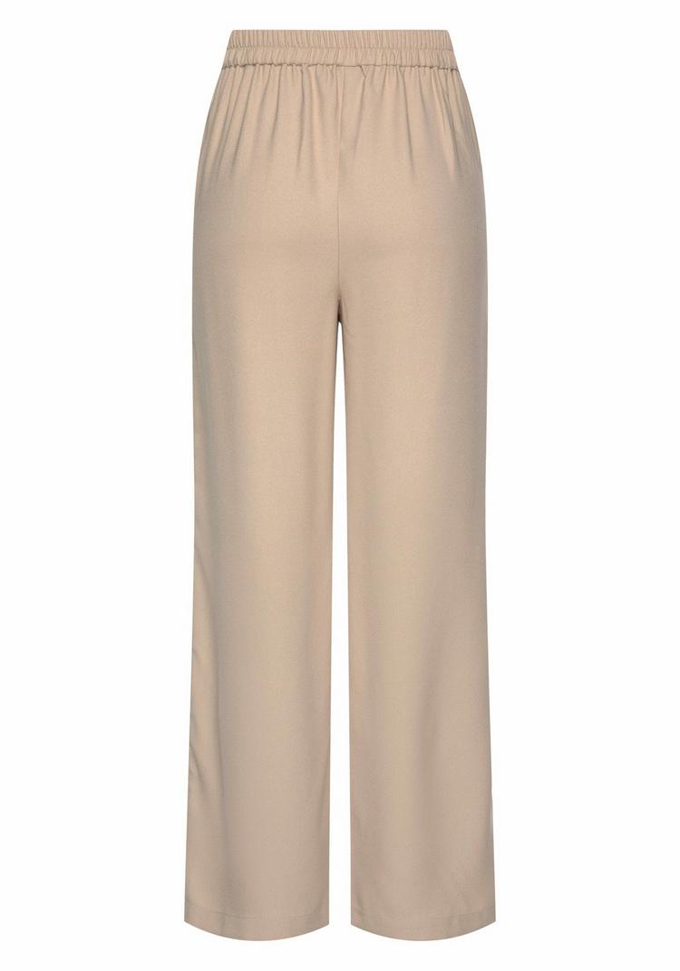 Lascana Lascana Palazzohose Stoffhose Damen - camelfarben - 0 | SportScheck