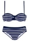 Lascana B&uuml;gel-Bandeau-Bikini Bikini Set Damen - marine-wei&szlig;