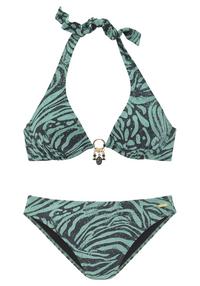 BRUNO BANANI B&uuml;gel-Bikini Bikini Set Damen - jade bedruckt