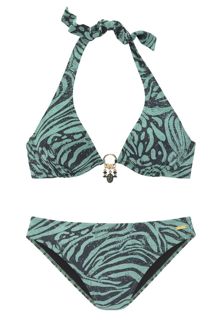 BRUNO BANANI BRUNO BANANI B&uuml;gel-Bikini Bikini Set Damen - jade bedruckt - 0 | SportScheck