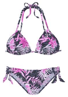 Buffalo Triangel-Bikini Bikini Set Damen marine-pink