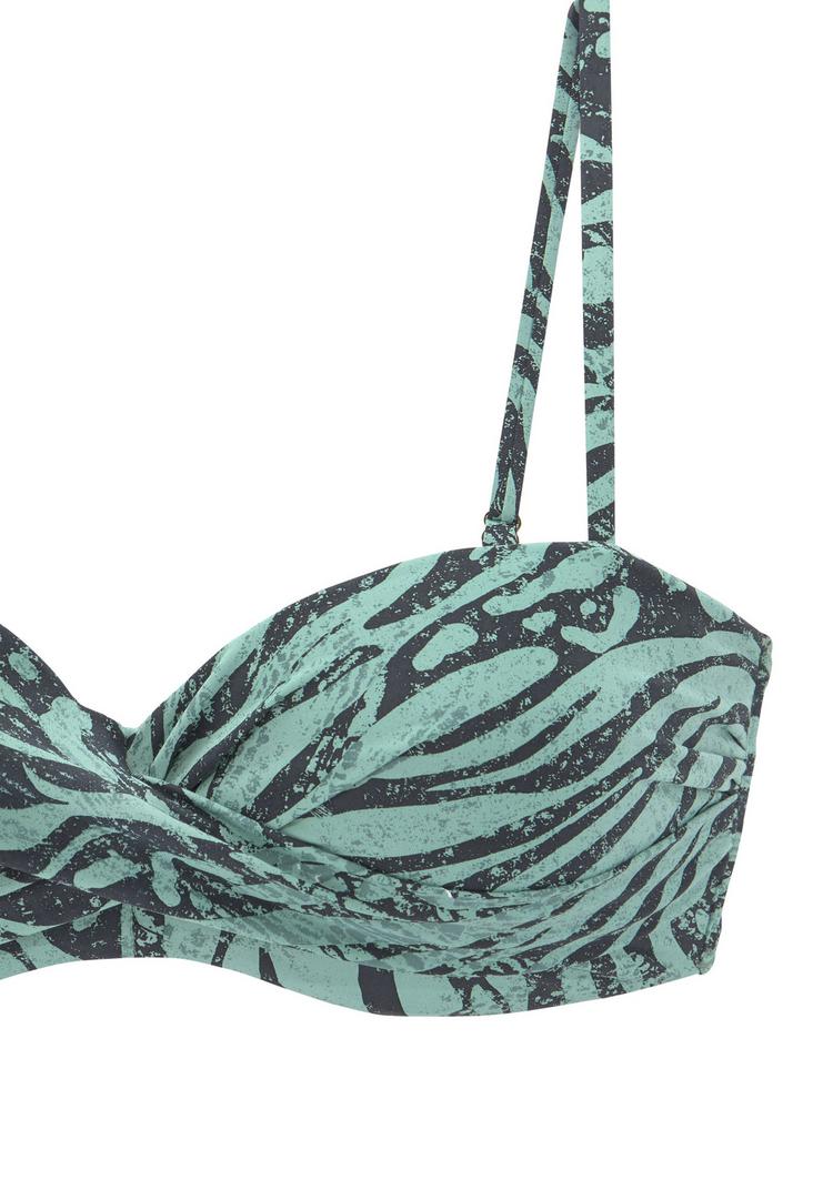 BRUNO BANANI BRUNO BANANI B&uuml;gel-Bandeau-Bikini Bikini Set Damen - jade bedruckt - 1 | SportScheck