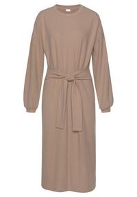 Lascana Strickkleid Strickkleid Damen - taupe