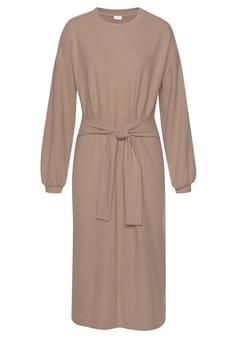 Lascana Strickkleid Strickkleid Damen taupe