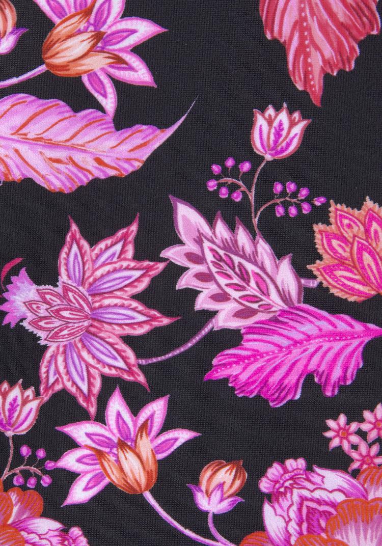 Lascana Lascana B&uuml;gel-Tankini-Top Bikini Oberteil Damen - schwarz-pink - 1 | SportScheck