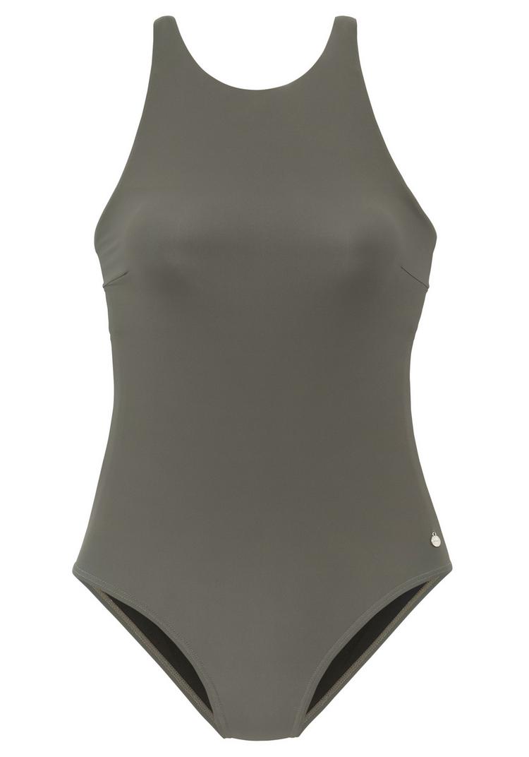 Lascana Lascana Badeanzug Badeanzug Damen - oliv - 0 | SportScheck