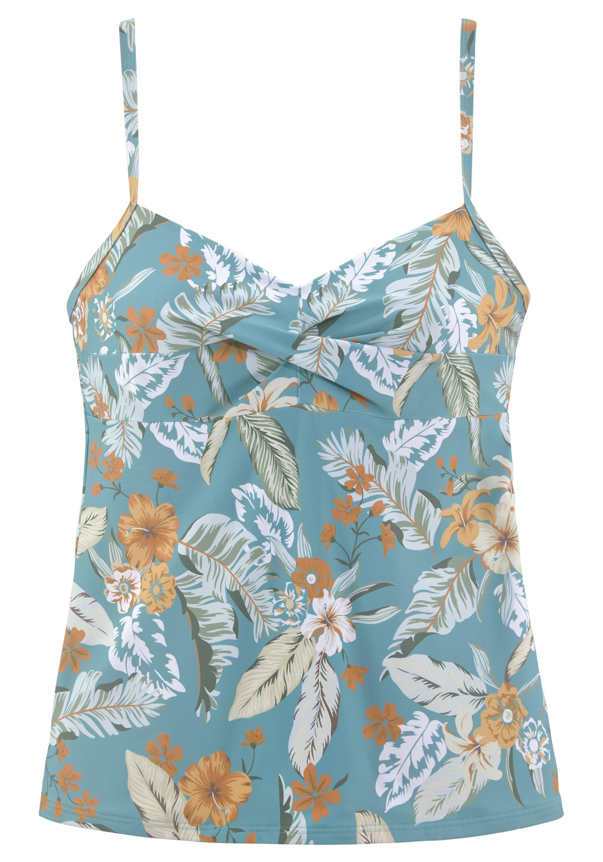 sunseeker B&uuml;gel-Tankini-Top Bikini Oberteil Damen - aquablau